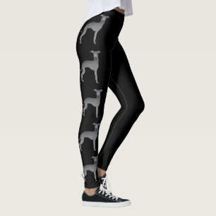 Blauer Italienischer Windhund Süße Cartoon-Hunde a Leggings