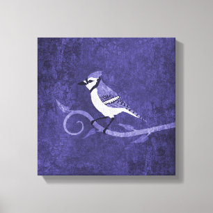 Blauer Jay-Leinwand-Druck Leinwanddruck