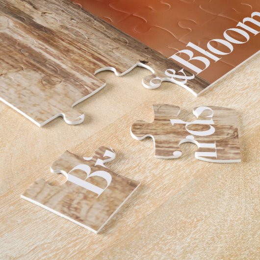 Blauer Jay Puzzle (Seite)