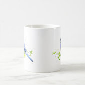 Blauer Jay-Vogel Kaffeetasse (Mittel)