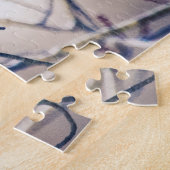 Blauer Jay-Vogel-Oversifikation Puzzle (Seite)