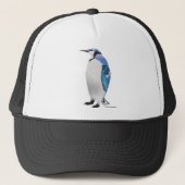 Blauer JayPenguin Truckerkappe (Vorderseite)