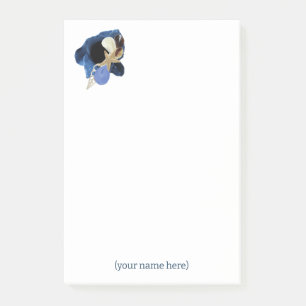 Blauer jeden Anlaß Japandi Post-it Klebezettel