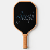 Blauer Joseph Name, Pickleball Paddle (Vorderseite)