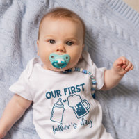 Blauer Junge "Unser erster Vatertag" Kinder
