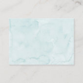 Blauer Junge unter dem Meer schätze, wie viele Spi Begleitkarte (Rückseite)