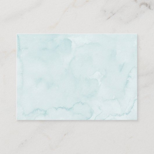 Blauer Junge unter dem Meer schätze, wie viele Spi Begleitkarte (Rückseite)