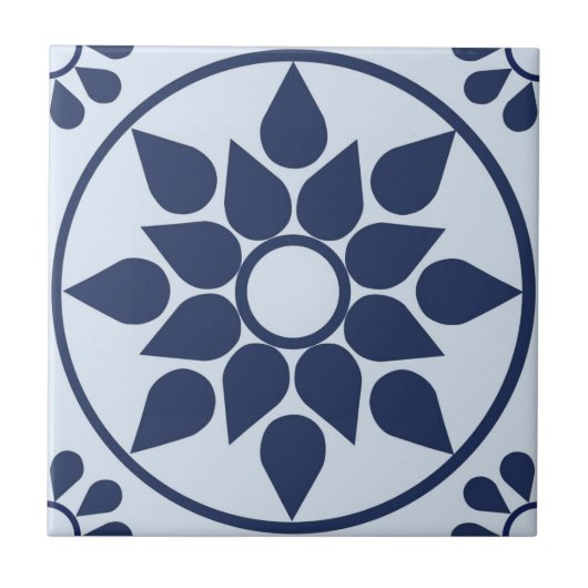 Blauer Kachel (Vorderseite)