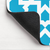 Blauer Kachel des arabischen Marokkaners und des Mousepad (Ecke)