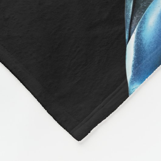 Blauer Käfer Leaping Art Fleecedecke (Ecke)