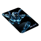 Blauer Käfer Leaping Art Magnet (Rechte Seite)