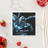 Blauer Käfer Leaping Art Serviette (Beispiel)