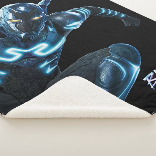 Blauer Käfer Leaping Art Sherpadecke (3/4)