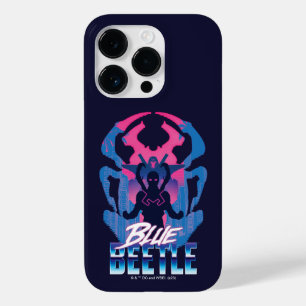 Blauer Käfer Retrowave gegen Grafik Case-Mate iPhone 14 Pro Hülle