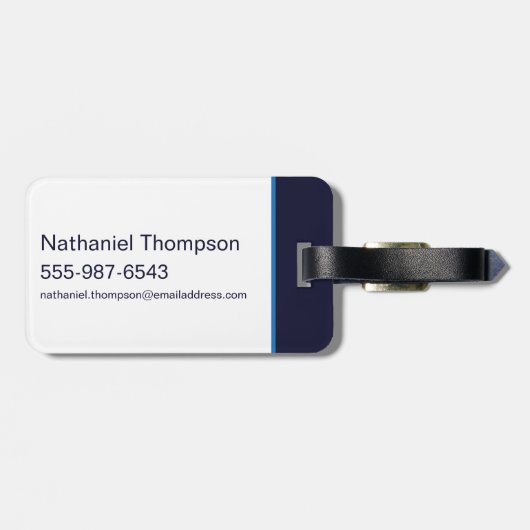 Blauer Käfer Retrowave gegen Grafik Gepäckanhänger (Rückseite horizontal)