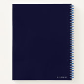 Blauer Käfer Retrowave gegen Grafik Notizblock (Rückseite)