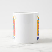 Blauer Käfer Scarab Talavera Graphic Jumbo-Tasse (Vorderseite)