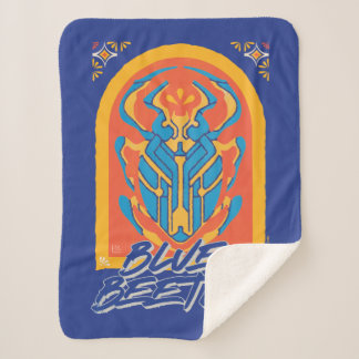 Blauer Käfer Scarab Talavera Graphic Sherpadecke