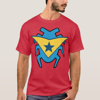 Blauer Käfer und Booster Gold T-Shirt