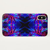 Blauer Kaleidoskop Case-Mate iPhone Hülle (Rückseite (Horizontal))