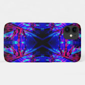 Blauer Kaleidoskop Case-Mate iPhone Hülle (Rückseite (Horizontal))