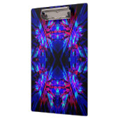 Blauer Kaleidoskop Klemmbrett (Links)