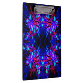 Blauer Kaleidoskop Klemmbrett (Rechts)