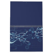 Blauer Kalender mit Feiertagen 12 Monate (Jan 2026)