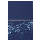 Blauer Kalender mit Feiertagen 12 Monate (Feb 2026)