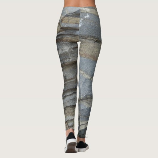 Blauer Kalkstein Leggings (Rückseite)