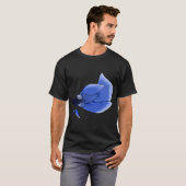 Blauer Kampffisch T-Shirt (Vorne ganz)