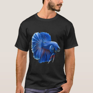 Blauer Kampffisch T-Shirt