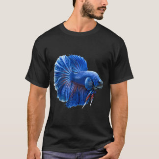 Blauer Kampffisch T-Shirt