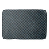 Blauer, karierte oder schräg gestrichelte Streifen Badematte (Vorderseite)