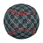 Blauer, karierte oder schräg gestrichelte Streifen Baseball (Vorderseite)