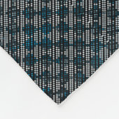 Blauer, karierte oder schräg gestrichelte Streifen Fleecedecke (Ecke)