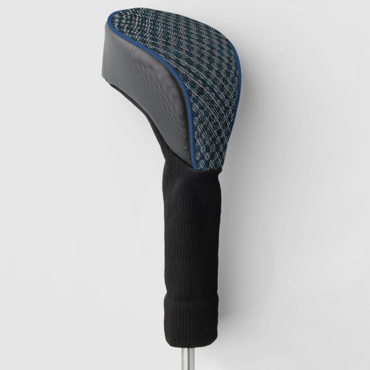 Blauer, karierte oder schräg gestrichelte Streifen Golf Headcover (angewinkelt)
