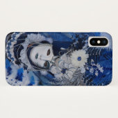 Blauer Karneval Kostüm, Venedig Case-Mate iPhone Hülle (Rückseite (Horizontal))