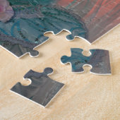 Blauer Karneval Kostüm, Venedig Puzzle (Seite)