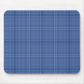 Blauer Karo Mousepad (Vorne)