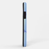 Blauer Karton mit Monogramm Case-Mate iPhone Hülle (Hinten/Rechts)