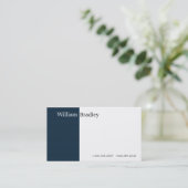 Blauer Kasten II Visitenkarte (Stehend Vorderseite)