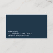 Blauer Kasten II Visitenkarte (Rückseite)