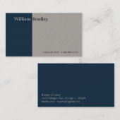 Blauer Kasten IIa Visitenkarte (Vorne/Hinten)