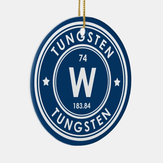 Blauer Keramik aus Wolsten Element Ornament (Rechts)