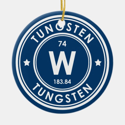 Blauer Keramik aus Wolsten Element Ornament (Vorne)