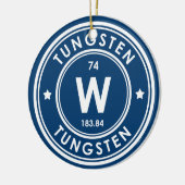 Blauer Keramik aus Wolsten Element Ornament (Links)