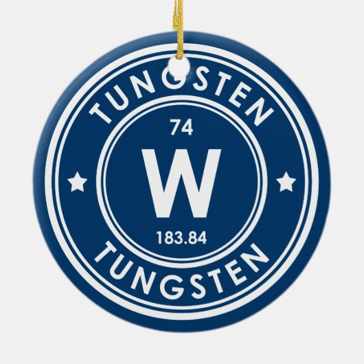 Blauer Keramik aus Wolsten Element Ornament (Hinten)