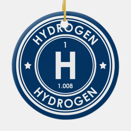 Blauer Keramik Ornament (Hinten)