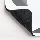 blauer Kettenbagger Mousepad (Ecke)